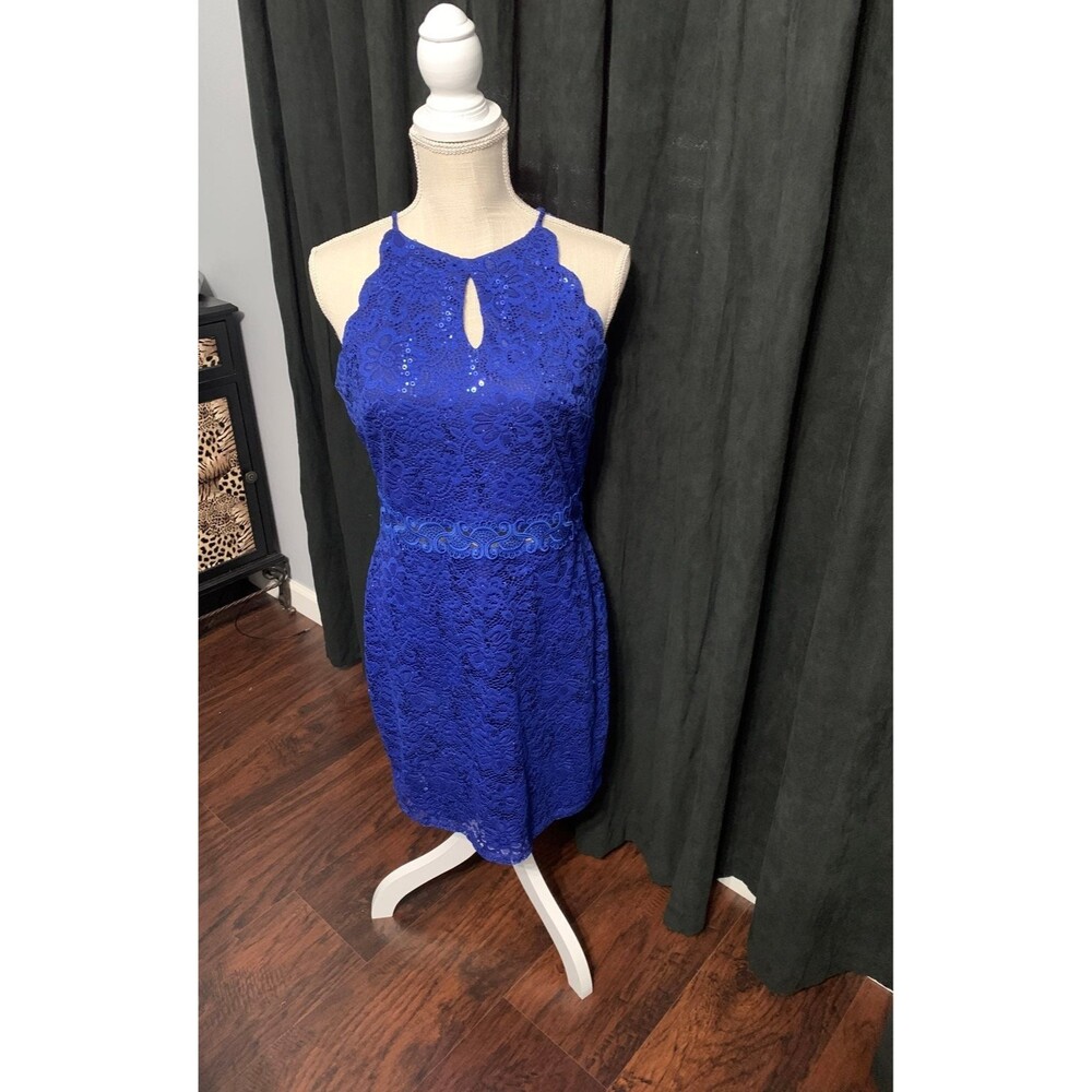 I.N. San Francisco Women's Dress Size 11 Blue